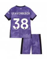 Liverpool Ryan Gravenberch #38 Alternativní dres pro děti 2023-24 Krátký Rukáv (+ trenýrky)